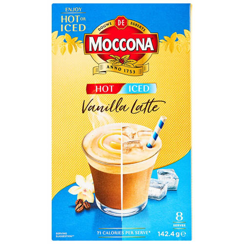 Hot/Iced Coffee Hazelnut Latte 8 Pack 142.4g